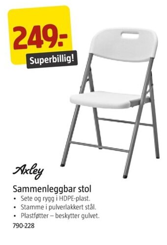 Jula Sammenleggbar stol tilbud