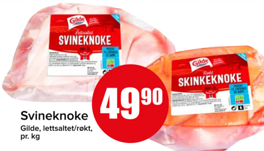 Spar Svineknoke Gilde tilbud