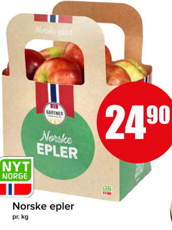 Spar Norske epler tilbud