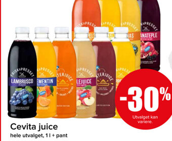 Spar Cevita juice tilbud
