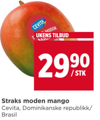 Meny Straks moden mango tilbud