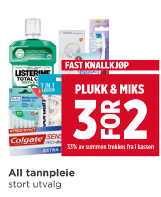 Meny All tannpleie tilbud