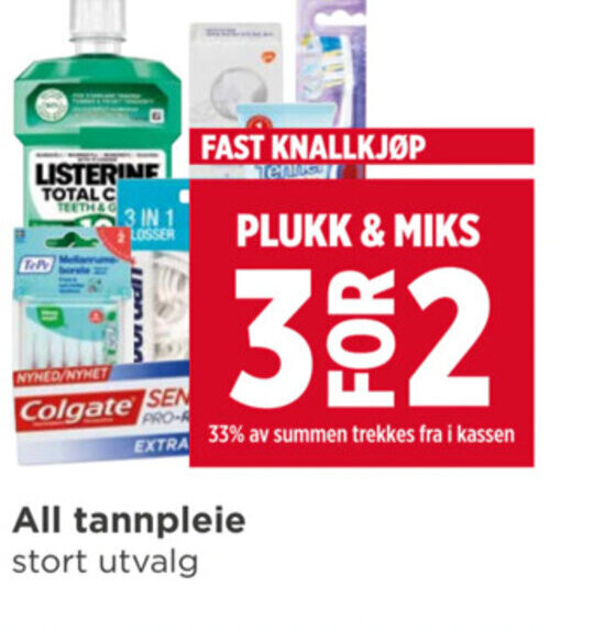 Meny All tannpleie tilbud
