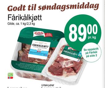 Joker Fårikålkjøtt tilbud