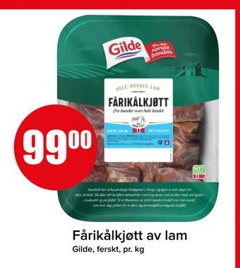 Spar Fårikålkjøtt av lam tilbud