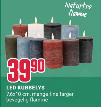 Europris Led kubbelys tilbud