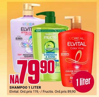 Europris Shampoo 1 liter tilbud