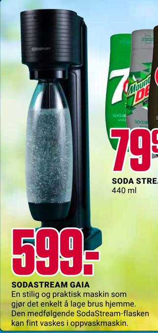 Europris Sodastream gaia tilbud