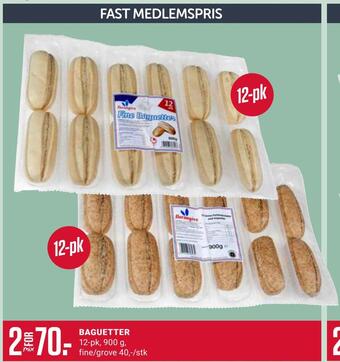Europris Baguetter tilbud