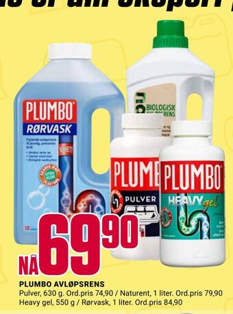 Europris Plumbo avløpsrens tilbud