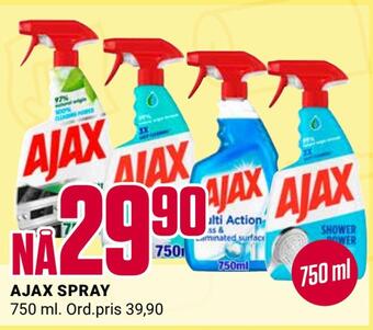 Europris Ajax spray tilbud