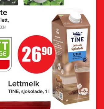 Eurospar Tine sjokolademelk tilbud