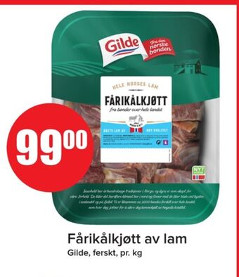 Eurospar Gilde fårikålkjøtt tilbud