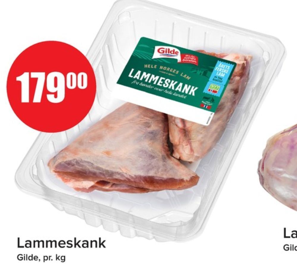 Eurospar Gilde lammeskank tilbud