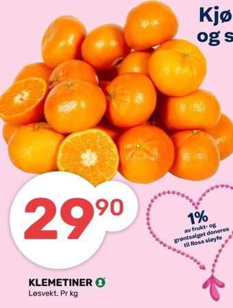 Matkroken Ukjent klementiner tilbud