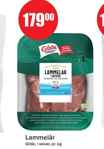 Eurospar Gilde lammelår tilbud