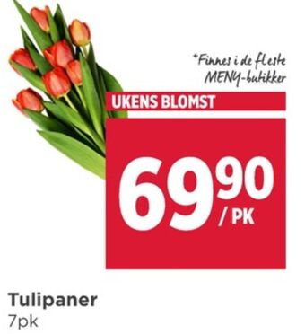 Meny Ukjent bukett tilbud