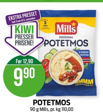 Kiwi Potetmos tilbud