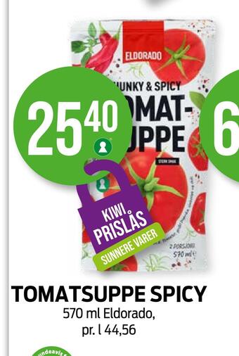 Kiwi Tomatsuppe spicy tilbud