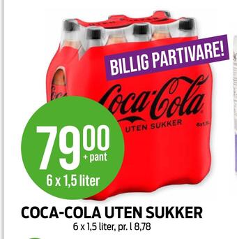 Kiwi Coca-cola uten sukker tilbud