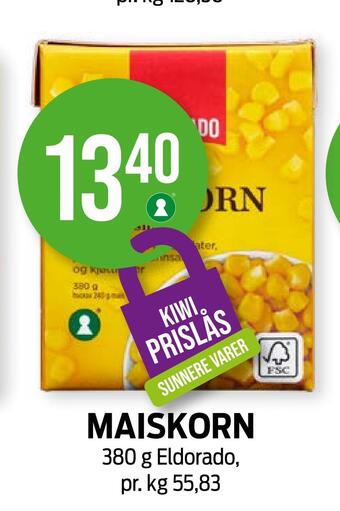 Kiwi Maiskorn tilbud