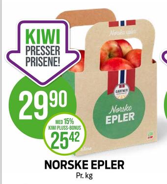 Kiwi Norske epler tilbud