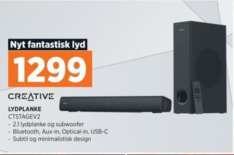 POWER LYDPLANKE CTSTAGEV2 tilbud