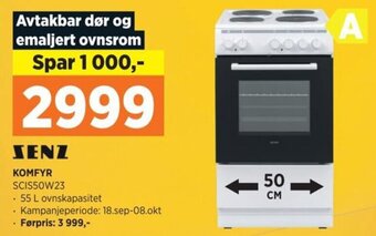 POWER KOMFYR SCIS50W23 tilbud