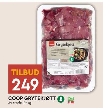Coop Mega Coop grytekjøtt tilbud