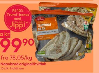 Gigaboks Naanbrød original/hvitløk tilbud