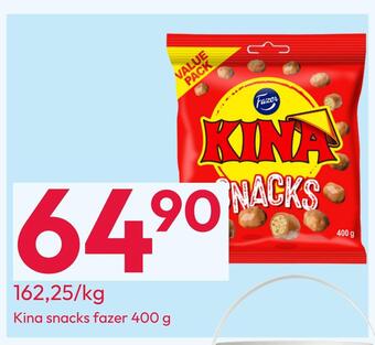 Gigaboks Kina snacks fazer 400 g tilbud