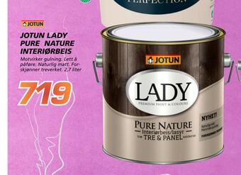 Coop Byggmix Jotun lady pure nature interiørbeis tilbud