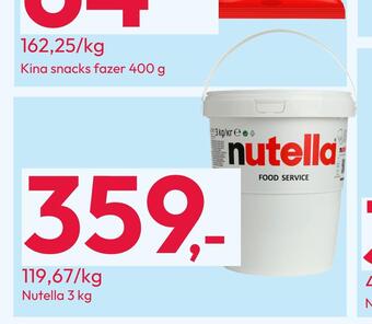 Gigaboks Nutella 3 kg tilbud