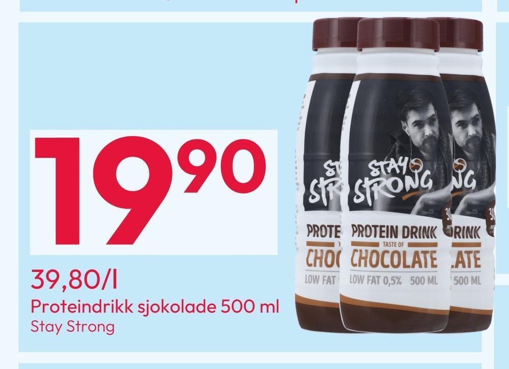 Gigaboks Proteindrikk sjokolade 500 ml tilbud