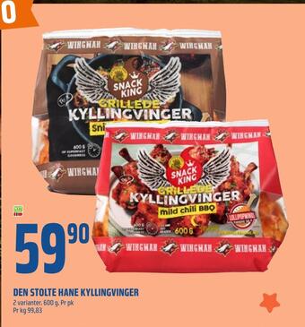 Coop Obs Den stolte hane kyllingvinger tilbud