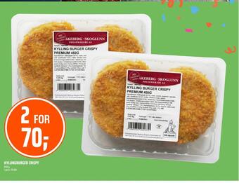 Coop Obs Kyllingburger crispy tilbud