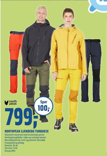 Coop Obs Northpeak gjendebu turbukse tilbud