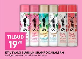 Coop Mega Et utvalg sunsilk shampoo/balsam tilbud