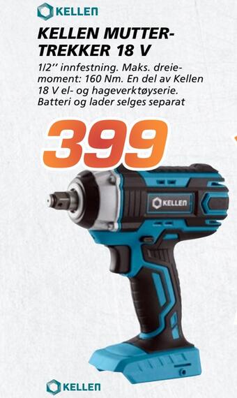 Coop Byggmix Kellen muttertrekker 18 v tilbud