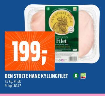 Coop Obs Den stolte hane kyllingfilet tilbud