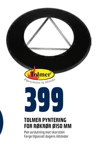 Obs Bygg Tolmer pyntering for røkrør ø150 mm tilbud