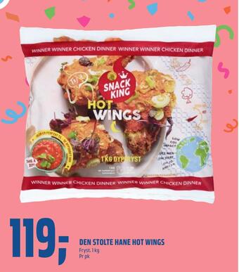 Coop Obs Den stolte hane hot wings tilbud