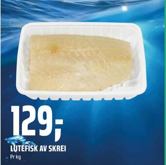 Coop Obs Lutefisk av skrei tilbud