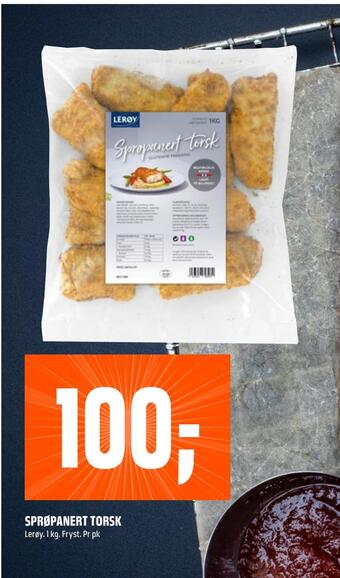 Coop Obs Sprøpanert torsk tilbud