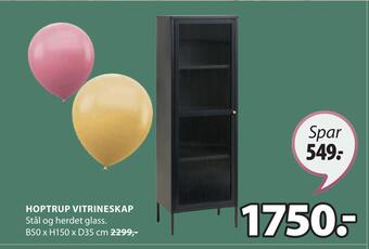 JYSK Hoptrup vitrineskap tilbud