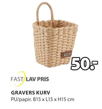 JYSK Gravers kurv tilbud