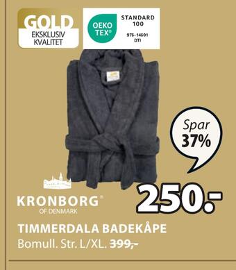 JYSK Timmerdala badekåpe tilbud