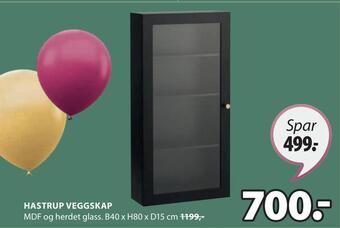JYSK Hastrup veggskap tilbud