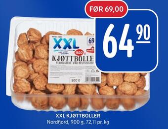 Rema 1000 Xxl kjøttboller tilbud