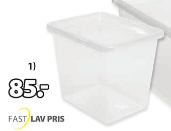 JYSK Basic box oppbevaringsboks tilbud